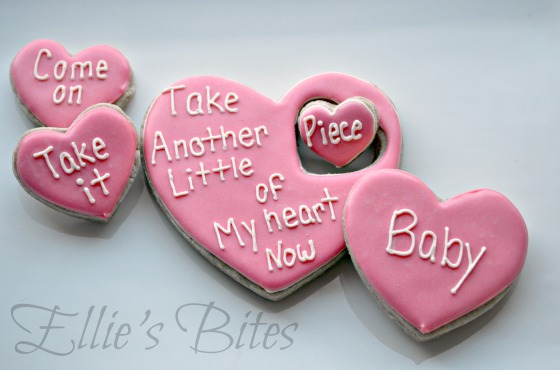 Janis Joplin Valentine Cookies (Ellie's Bites)