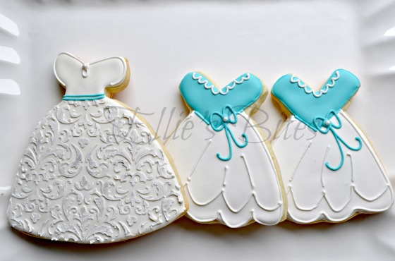 Wedding Dress Cookies (Ellie's Bites)